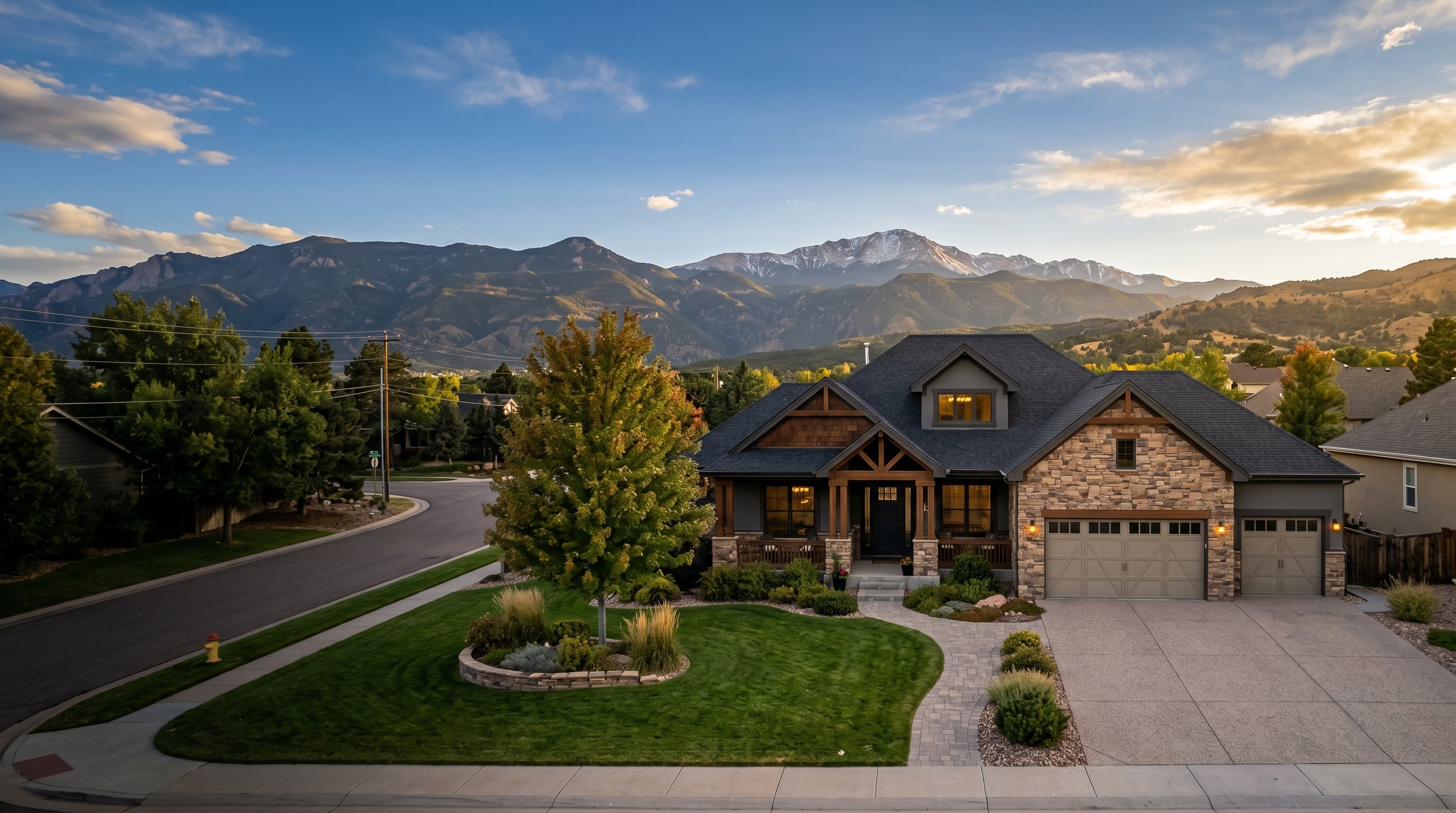 Suburban home in the Colorado Springs foothills served by AC Fix It